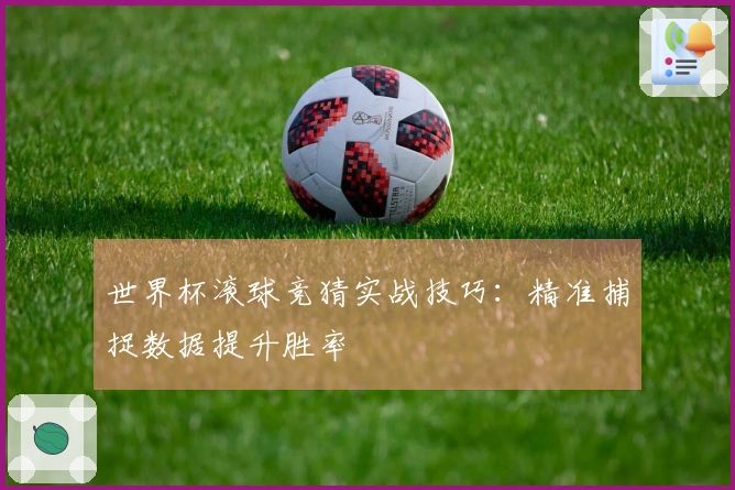 世界杯滚球竞猜实战技巧：精准捕捉数据提升胜率